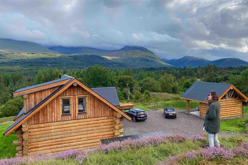 Wild Nurture Eco Luxury Offgrid Log Cabin Fort William Eksteriør billede