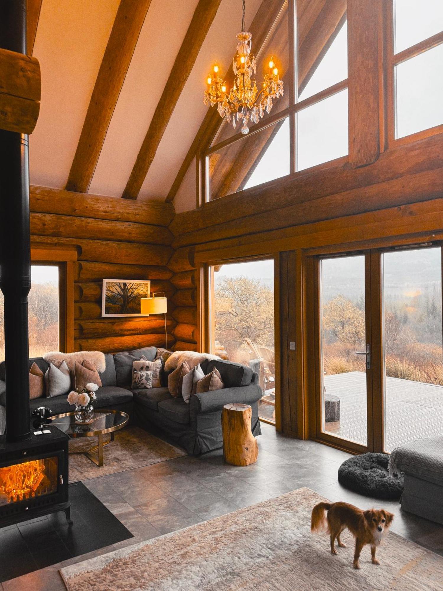 Wild Nurture Eco Luxury Offgrid Log Cabin Fort William Eksteriør billede