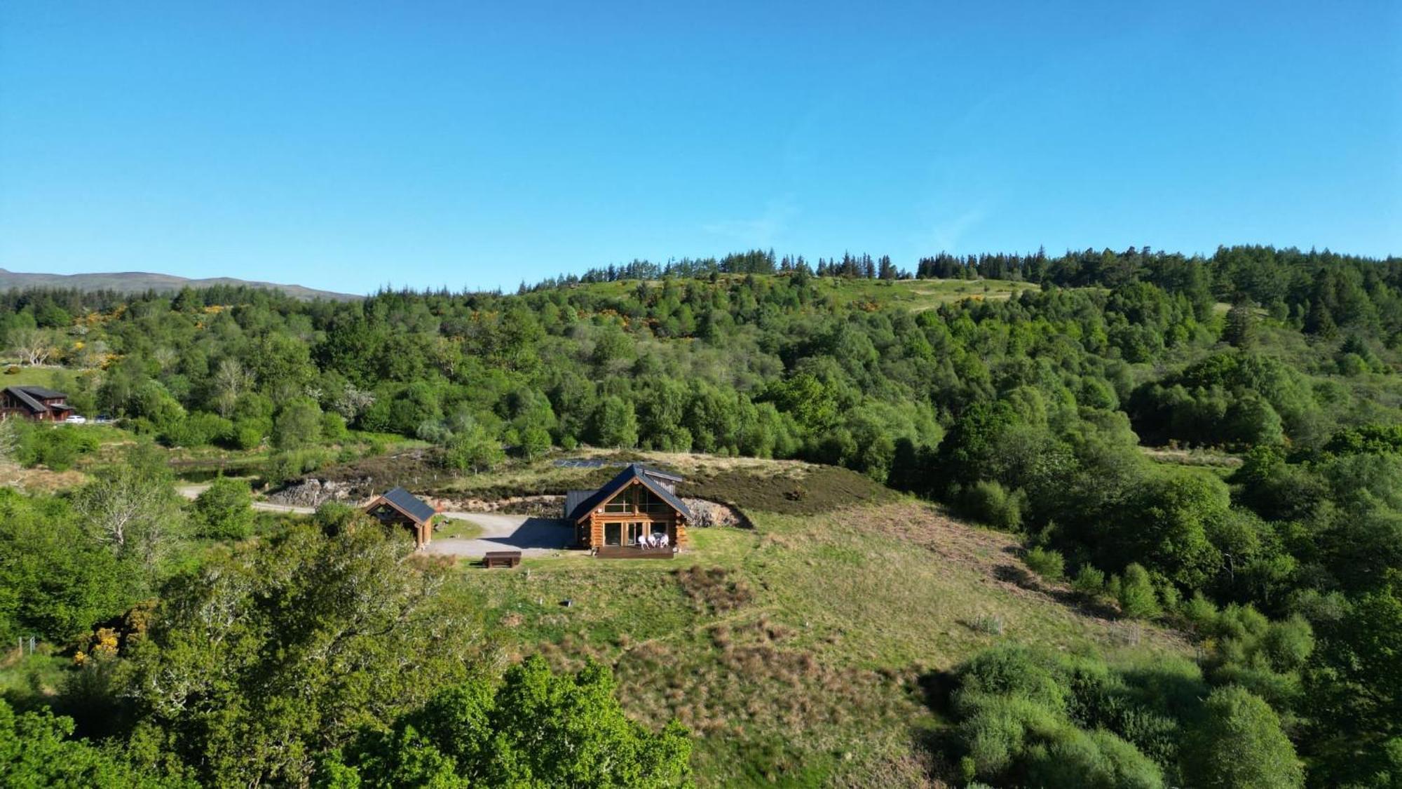 Wild Nurture Eco Luxury Offgrid Log Cabin Fort William Eksteriør billede