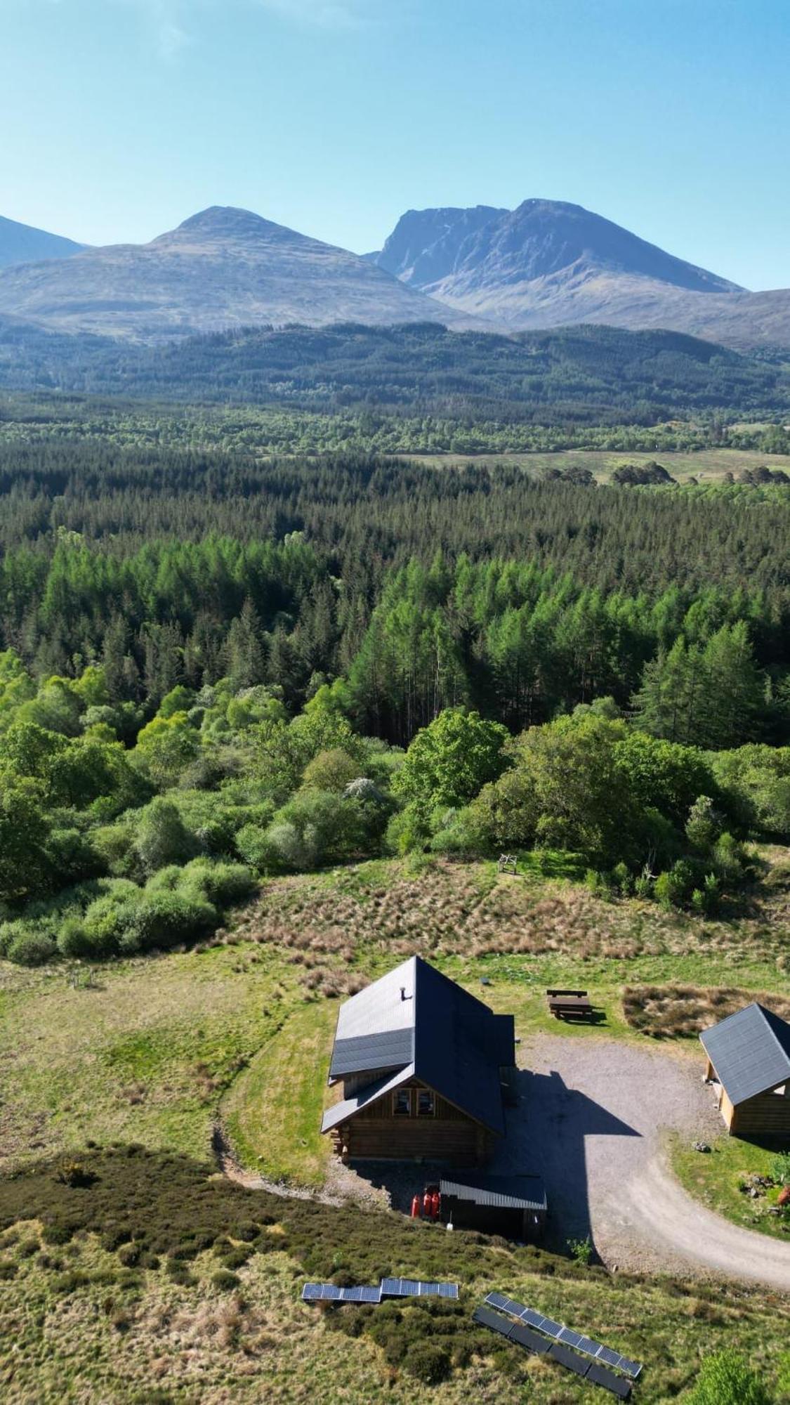 Wild Nurture Eco Luxury Offgrid Log Cabin Fort William Eksteriør billede